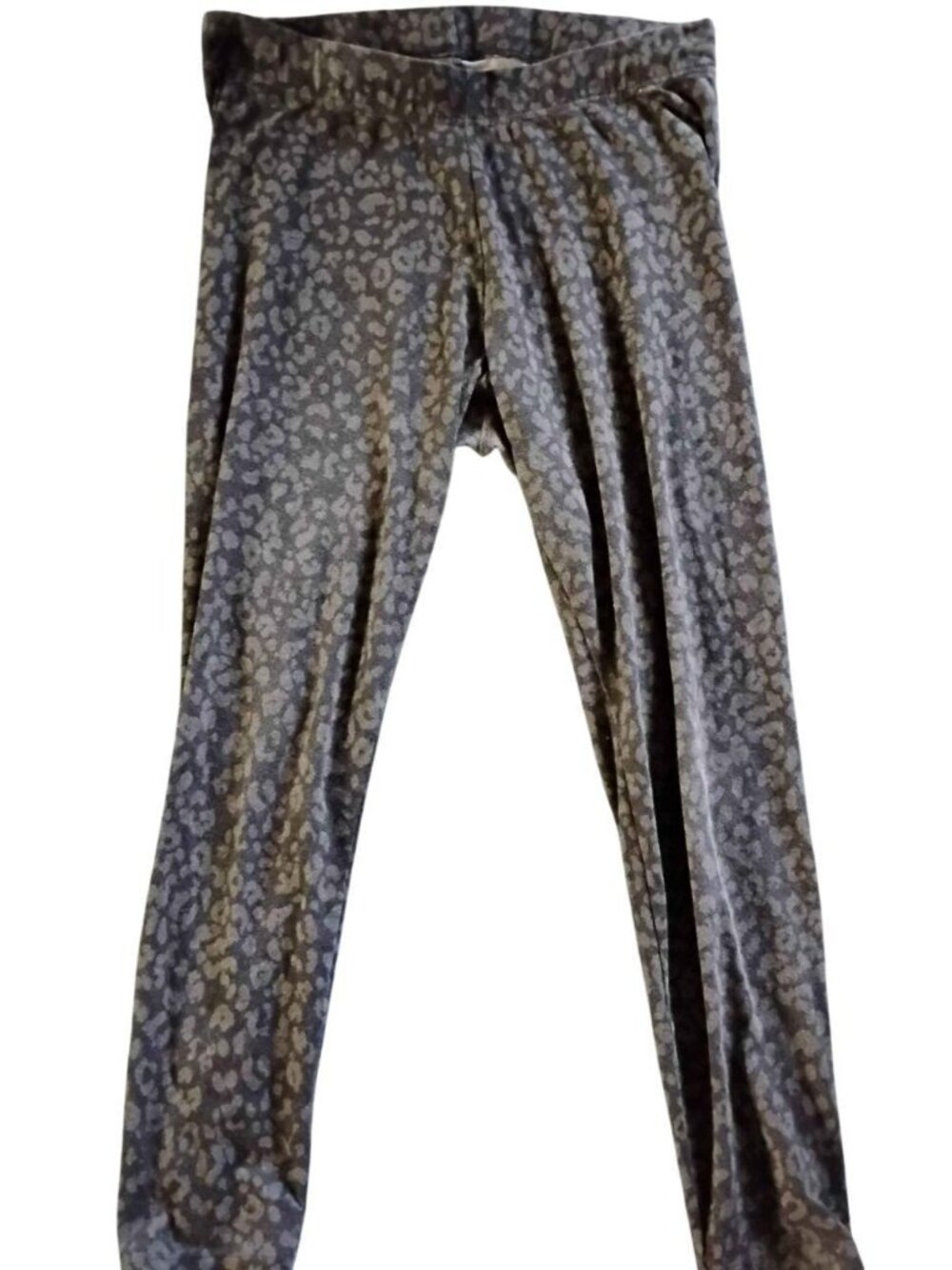 Old Navy Grey Leopard Print Leggings